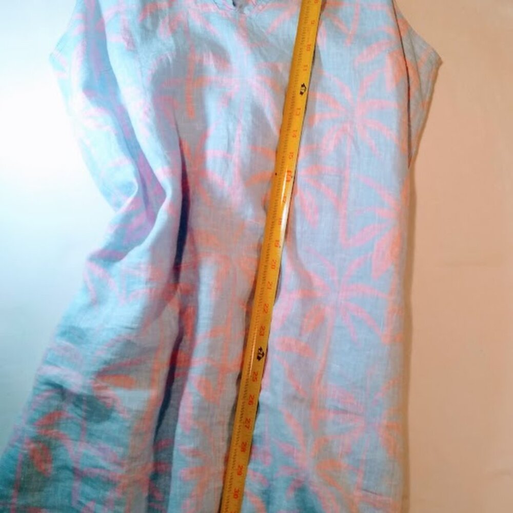 Vacation-Ready!  NWT Tommy Bahama Two Palms L  linen dress - Picture 15 of 16